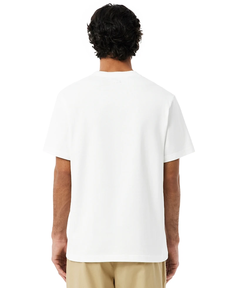 Lacoste Men's Classic-Fit Embroidered Heavy Jersey T-Shirt