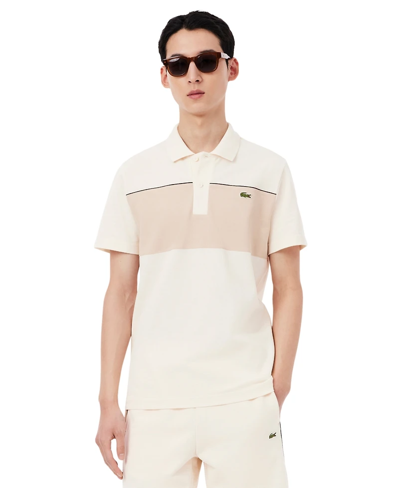 Lacoste Men's Regular-Fit Color Block Polo Shirt