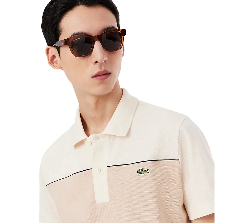 Lacoste Men's Regular-Fit Color Block Polo Shirt
