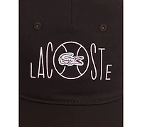 Lacoste Printed Twill 5-Panel Adjustable Hat