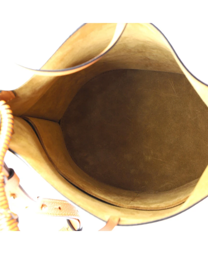 Pre-Owned Loewe Medium Gate Top Handle Bucket Bag Leather