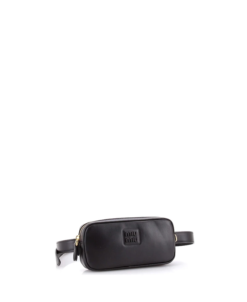Pre-Owned Miu Miu Arcadie Camera Bag Leather