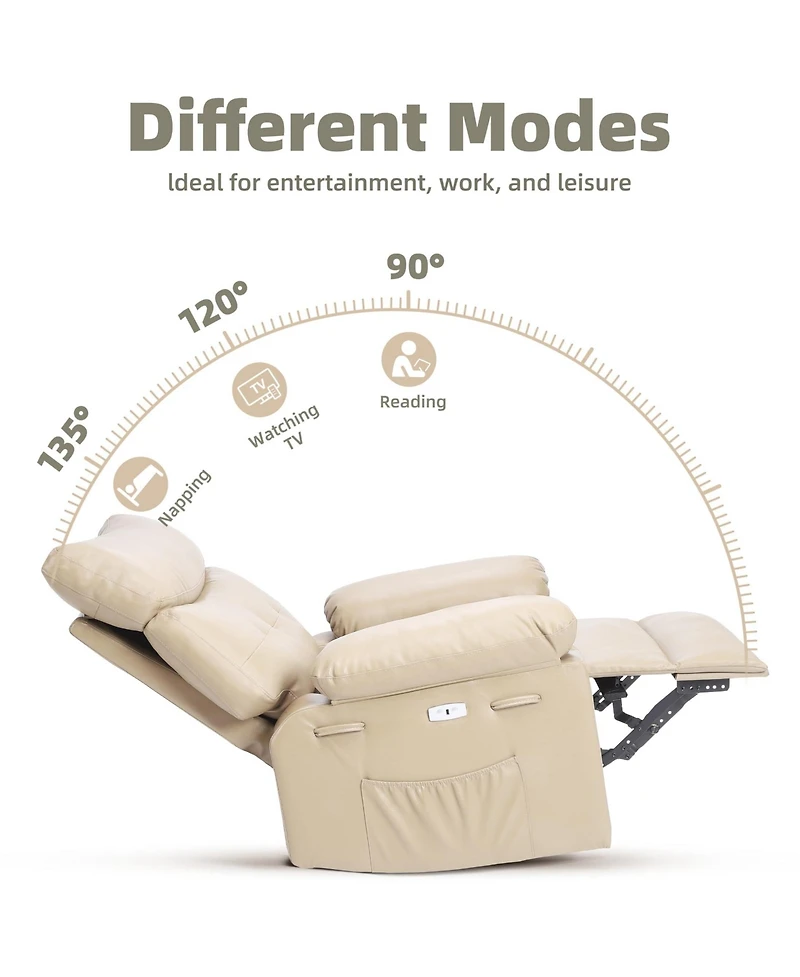 gaomon Oversized Wide Recliner Chair