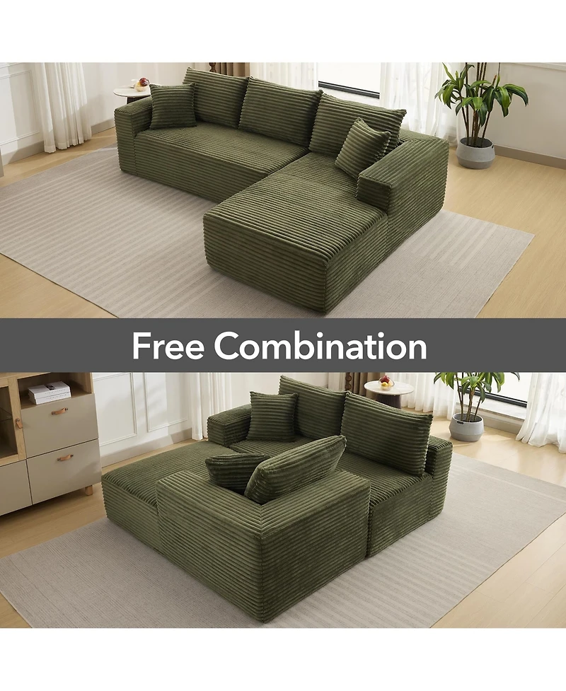 gaomon 108" Sectional Couches for Living Room