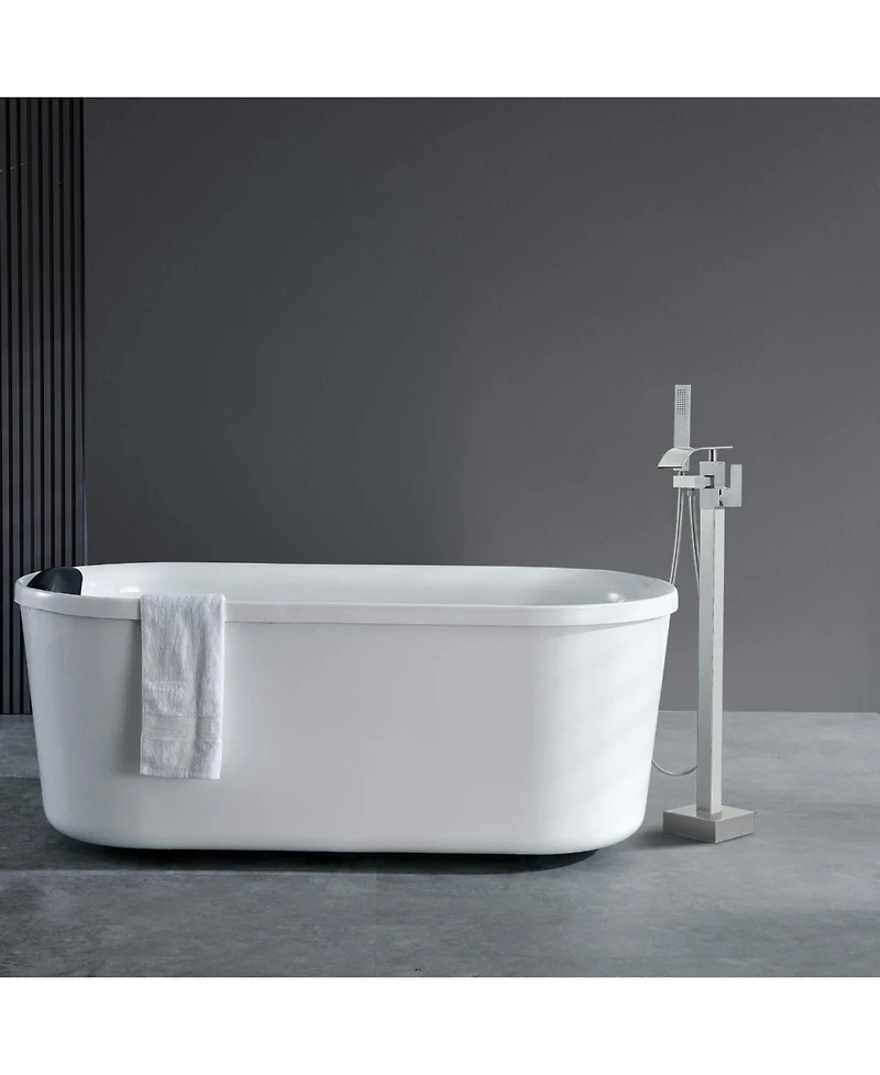 Busdays Floor Mount Freestanding Bathtub Faucet