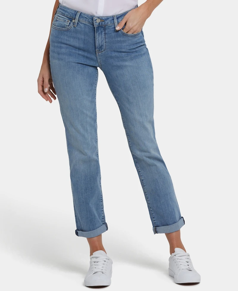 Nydj Women's Sheri Slim Ankle Roll-Cuff Jeans