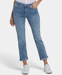 Nydj Women's Sheri Slim Ankle Roll-Cuff Jeans