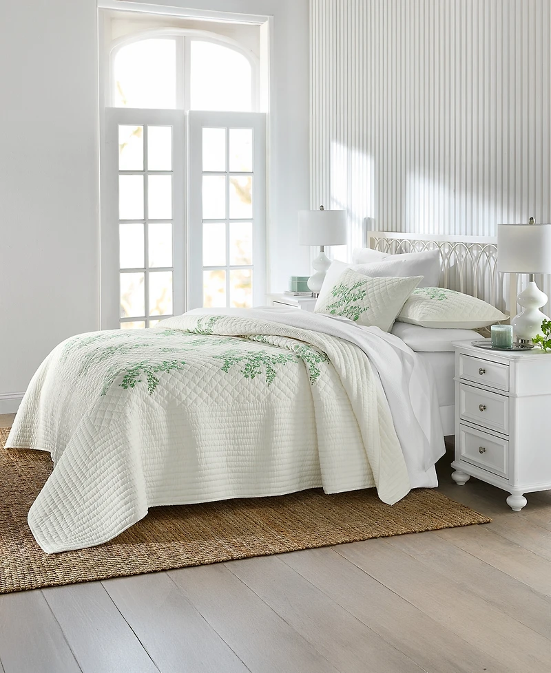 Charter Club Eden Embroidered 3-Pc. Quilt Set, King, Macy's Exclusive