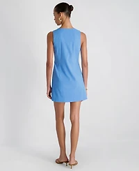 French Connection Women's V-Neck Sleeveless Mini Dress