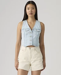 Levi's Women's Mainline V-Neck Cotton Racer Vest