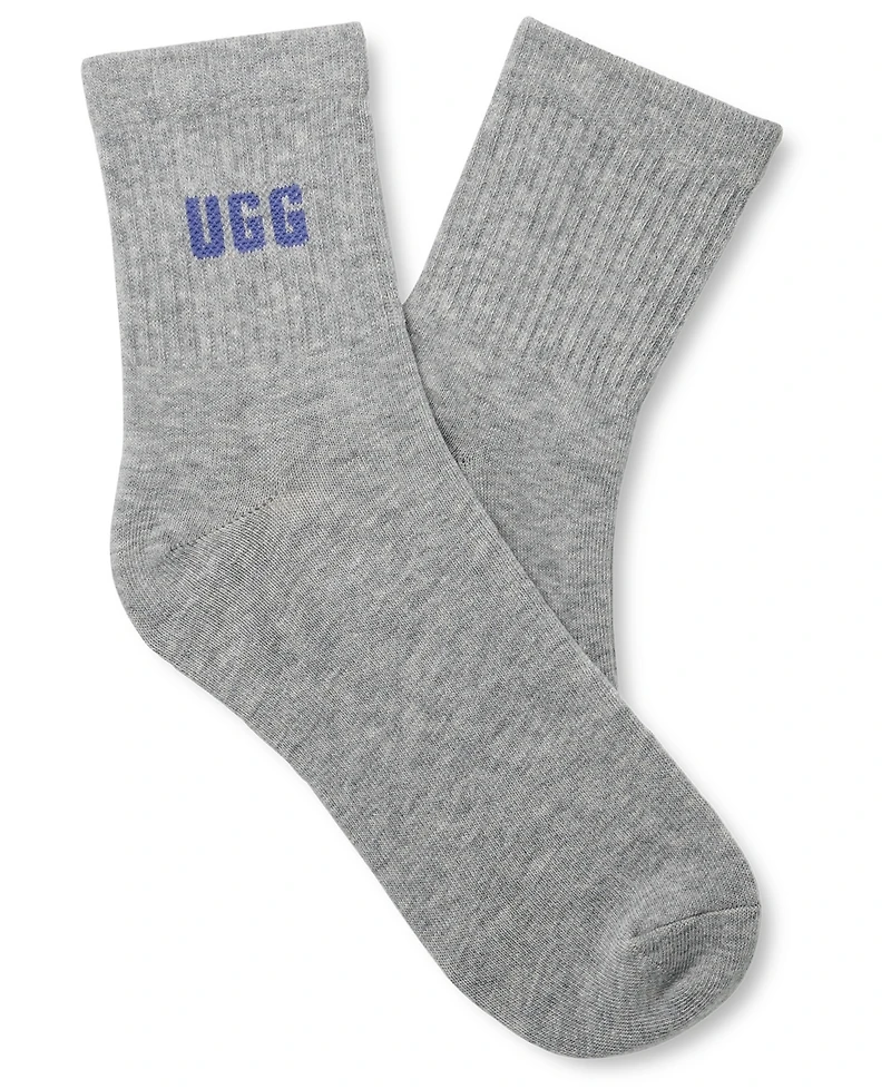 Ugg Women's 2-Pack Quinlin Logo Quarter Socks