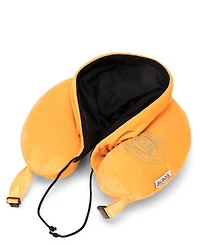 Von Dutch Pinstripe Hooded Memory Foam 11" Travel Neck Pillow