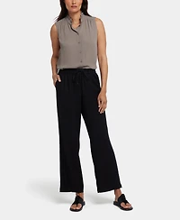 Nydj Petite Relaxed Drawstring Pull-On Pants