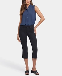 Nydj Petite Waist-Match Marilyn Straight Crop Jeans