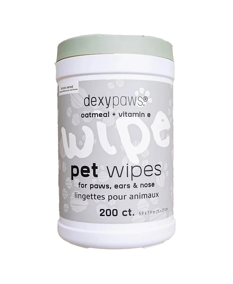 Dexypaws Pet Wipes: Oatmeal & Vitamin E