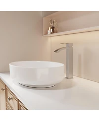 Busdays Bothwa Home 11.21" Cupc Certified Single Handle Bathroom Sink Faucet (Brushed Nickel Finish)