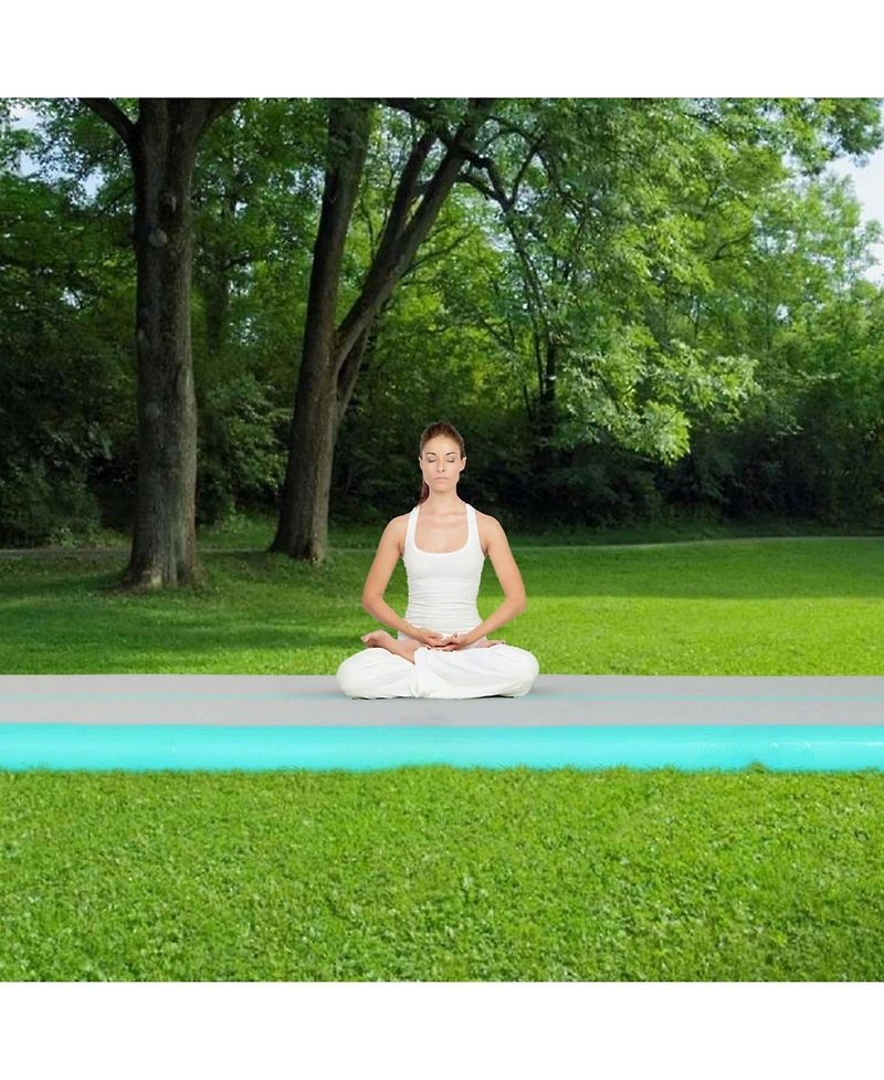 Mecale Inflatable Gymnastics Air Mat with Electric Pump