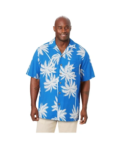 KingSize Tall Printed Camp Shirt