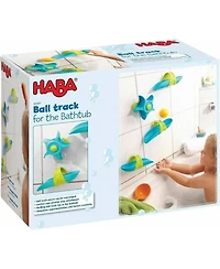 Haba Stem Bath Toys for Kids Ages 3-6 with Suction Cup Tracks, Paddle Wheel, Ladle and Ball, Water Toys to Inspire Creativity and Problem-Solving