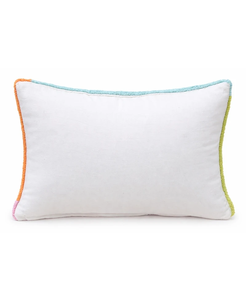 Vibhsa Playful Tufted Joy Lumbar Decorative Pillow, 14" x 20"