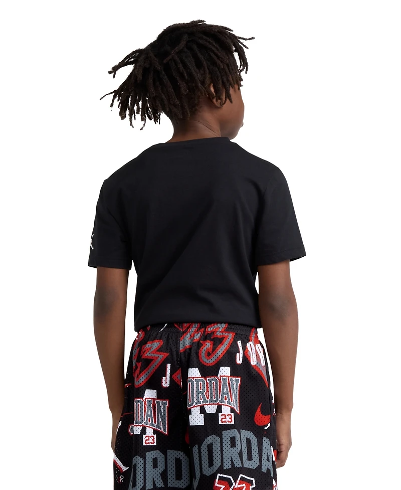 Jordan Boys' 8-18 Dynasty Printed Elastic Waist Shorts