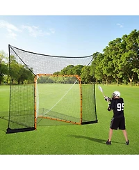 Mecale 12 x 9 Ft Lacrosse Goal Backstop Net