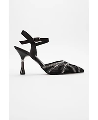 Prologue Shoes Women's Volby Embellished Pointed Toe Pump