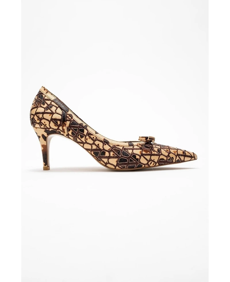 Prologue Shoes Women's Camden Bow Pointed Toe Pump