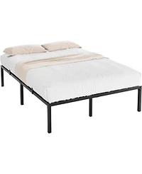 gaomon 16 Inch Queen Size Metal Bed Frame - Heavy Duty Platform Bed with Under Bed Storage, Easy Assembly, No Box Spring Needed
