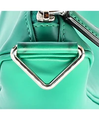 Pre-Owned Prada Small Triangle Logo Zip Crossbody Bag Soft Leather
