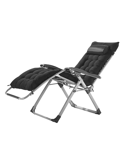 Gouun Zero Gravity Reclining Lounge Chair with Cushion and Headrest