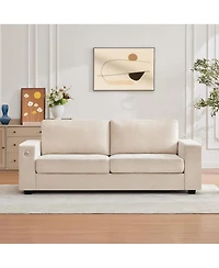 gaomon 90" Oversized Mid-Century Chenille Cloud Couch