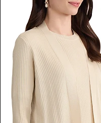 Jones New York Women's Long-Sleeve Collarless Cardigan