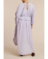 Eloquii Women's Tie Front Kaftan