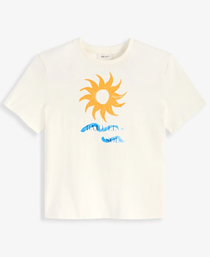 On 34th Women's Bajo El Sol Graphic T-Shirt, Macy's Exclusive