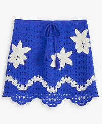 On 34th Women's 3D Flower Crochet Mini Skirt, Macy's Exclusive