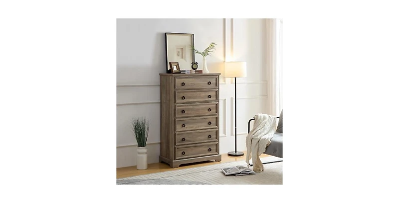 Flynama Elegant 3 Drawer Dresser Modern Storage Cabinet with Wide Slides for Small Spaces Bedroom Entryway