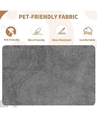 gaomon Upholstered Dining Chairs Set of 6,Modern Boucle Dining Room Chairs with Ergonomic Curved Back,Comfortable Kitchen Chairs with Rubber Wood Legs