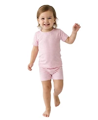 Motette Baby Girls Sugar Gingham Pajama Set