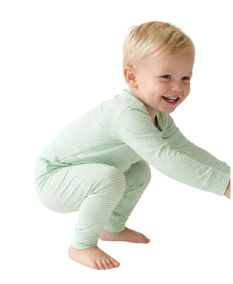 Motette Baby Boys Pear Stripe Pajama Set