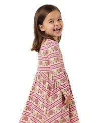 Motette Toddler Girls Pomegranate Soiree Bamboo Twirl Dress