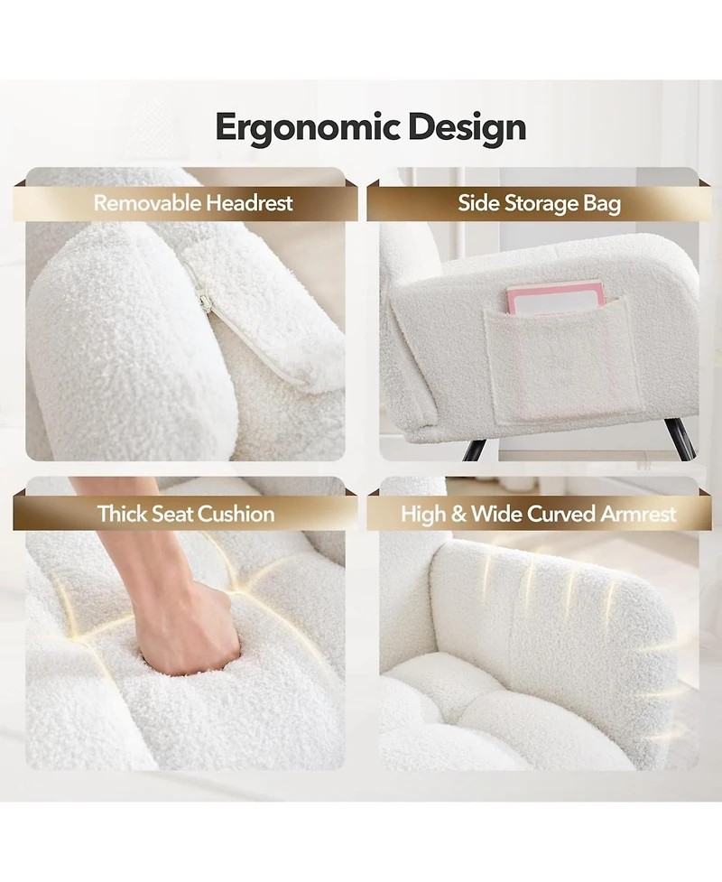 gaomon Nursery Rocking Chair Set