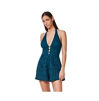 Profile by Gottex Women's Jolene Textured Romper Swimdress