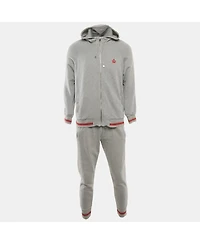 Pre-Owned Dolce & Gabbana Men's Cotton Knit Hooded Sweat Jacket & Joggers
