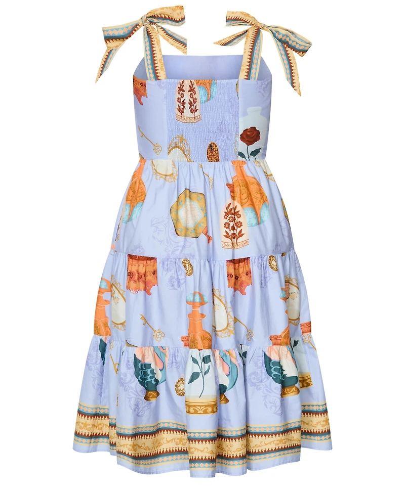 City Chic Women's Plus Casey Beauty Print Border Dress