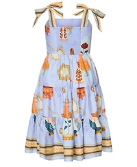 City Chic Women's Plus Casey Beauty Print Border Dress