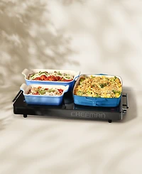 Chefman Family-Sized Glass Top Warming Tray