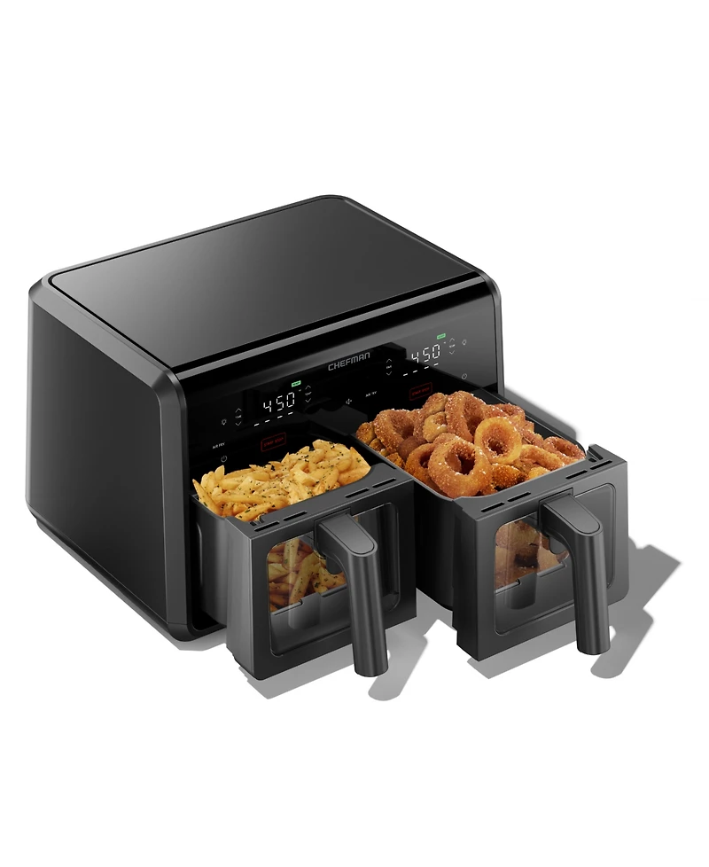 Chefman TurboFry 9-Quarts Dual-Basket Air Fryer