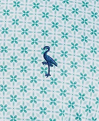 TailorByrd Men's Geo Floral Printed Performance Polo