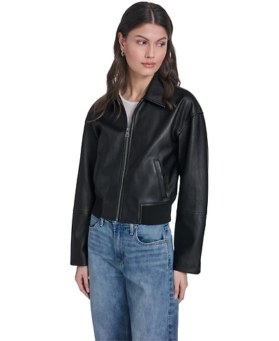 Levi's Women's Faux Leather Bomber Jacket